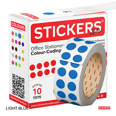 10mm - Round - Solid Colours - Colour Coding Stickers - Permanent Adhesive 10mm - Round - Solid Colours - Colour Coding Stickers - Permanent Adhesive