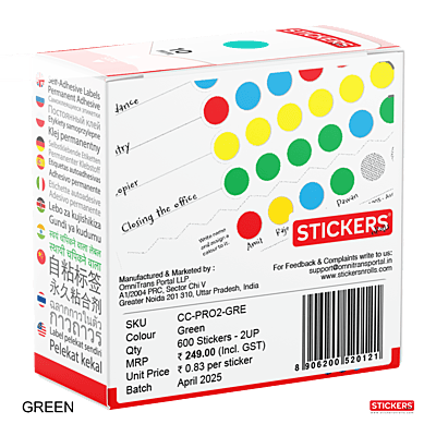 10mm - Round - Solid Colours - Colour Coding Stickers - Permanent Adhesive 10mm - Round - Solid Colours - Colour Coding Stickers - Permanent Adhesive