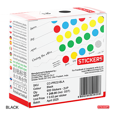 10mm - Round - Solid Colours - Colour Coding Stickers - Permanent Adhesive 10mm - Round - Solid Colours - Colour Coding Stickers - Permanent Adhesive