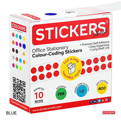 10mm - Round - Solid Colours - Colour Coding Stickers - Permanent Adhesive 10mm - Round - Solid Colours - Colour Coding Stickers - Permanent Adhesive