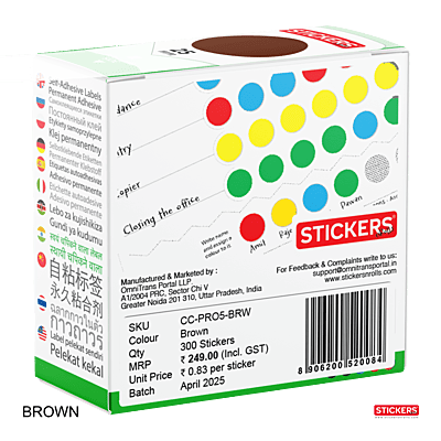 25mm - Round - Solid Colours - Colour Coding Stickers - Permanent Adhesive 25mm - Round - Solid Colours - Colour Coding Stickers - Permanent Adhesive