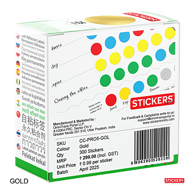 25mm - Round - Metallic Colours - Colour Coding Stickers - Permanent Adhesive 25mm - Round - Metallic Colours - Colour Coding Stickers - Permanent Adhesive