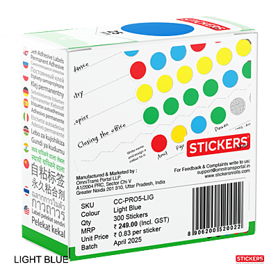 25mm - Round - Solid Colours - Colour Coding Stickers - Permanent Adhesive 25mm - Round - Solid Colours - Colour Coding Stickers - Permanent Adhesive