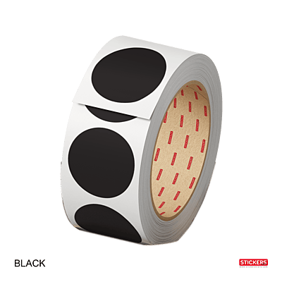 25mm - Round - Solid Colours - Colour Coding Stickers - Permanent Adhesive 25mm - Round - Solid Colours - Colour Coding Stickers - Permanent Adhesive