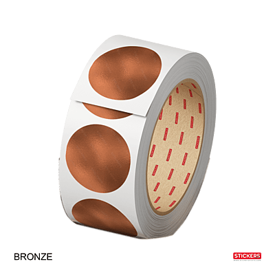 25mm - Round - Metallic Colours - Colour Coding Stickers - Permanent Adhesive 25mm - Round - Metallic Colours - Colour Coding Stickers - Permanent Adhesive