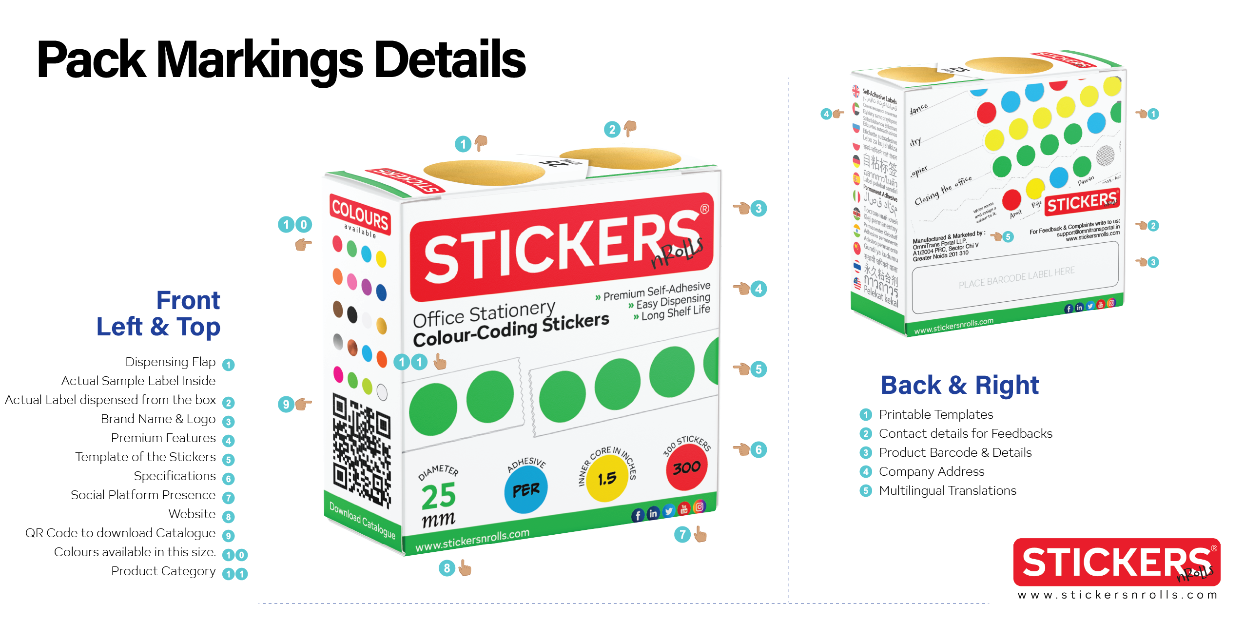 25mm - Round - Clear Transparent - Multipurpose Stickers - Permanent Adhesive 25mm - Round - Clear Transparent - Multipurpose Stickers - Permanent Adhesive
