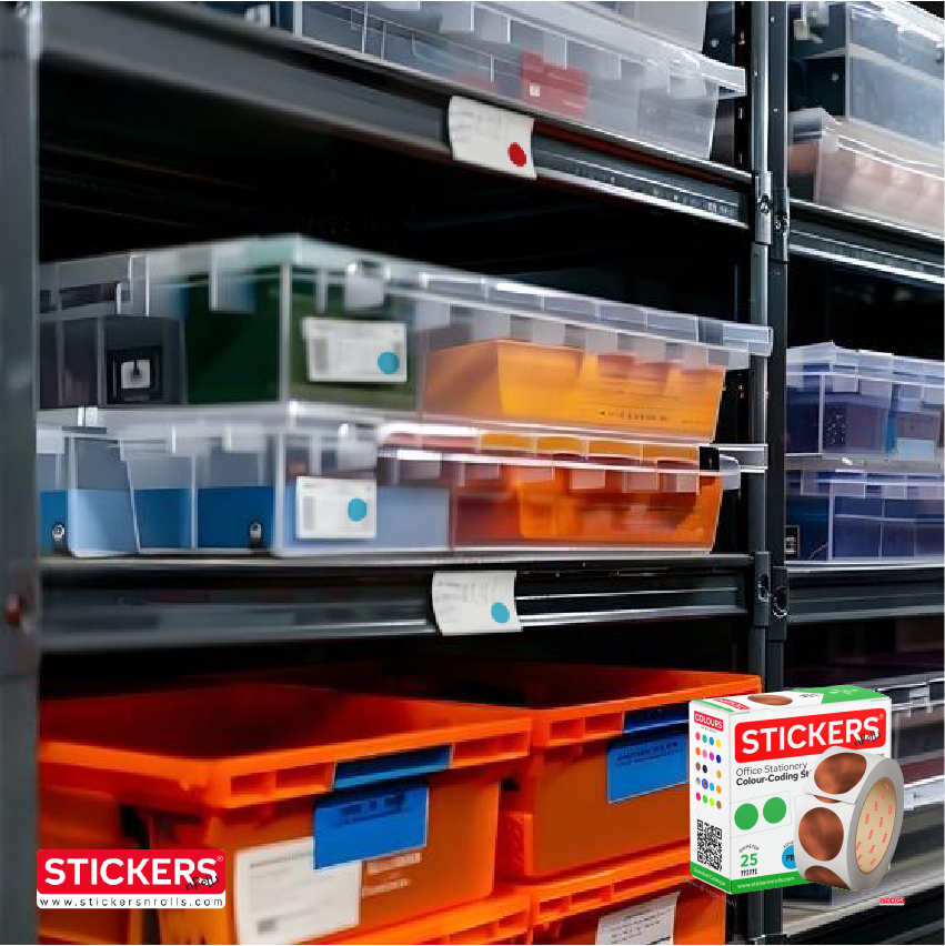 25mm - Round - Solid Colours - Colour Coding Stickers - Permanent Adhesive 25mm - Round - Solid Colours - Colour Coding Stickers - Permanent Adhesive