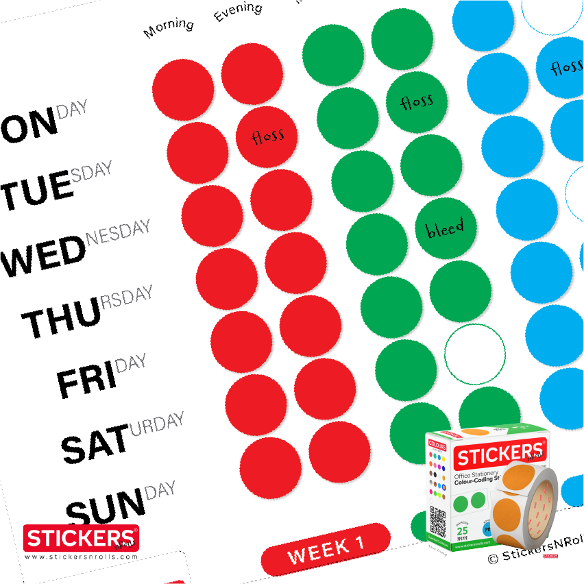 10mm - Round - Solid Colours - Colour Coding Stickers - Permanent Adhesive 10mm - Round - Solid Colours - Colour Coding Stickers - Permanent Adhesive