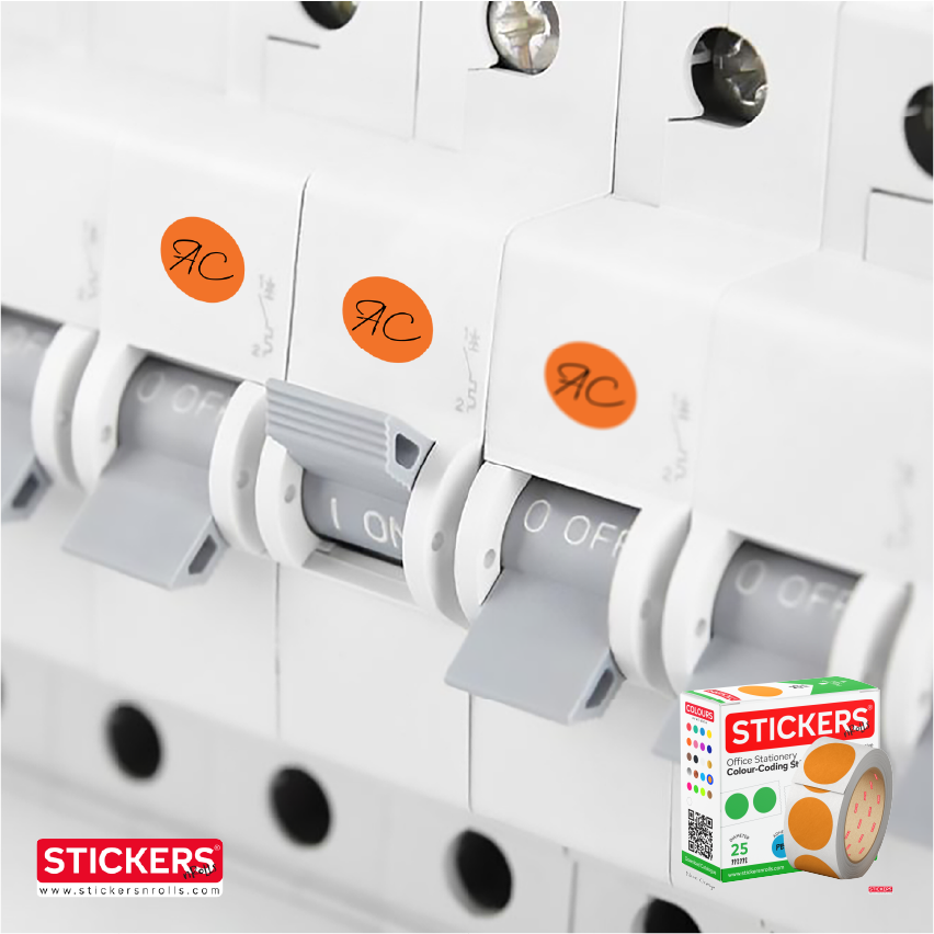 10mm - Round - Metallic - Colour Coding Stickers - Permanent Adhesive 10mm - Round - Metallic - Colour Coding Stickers - Permanent Adhesive