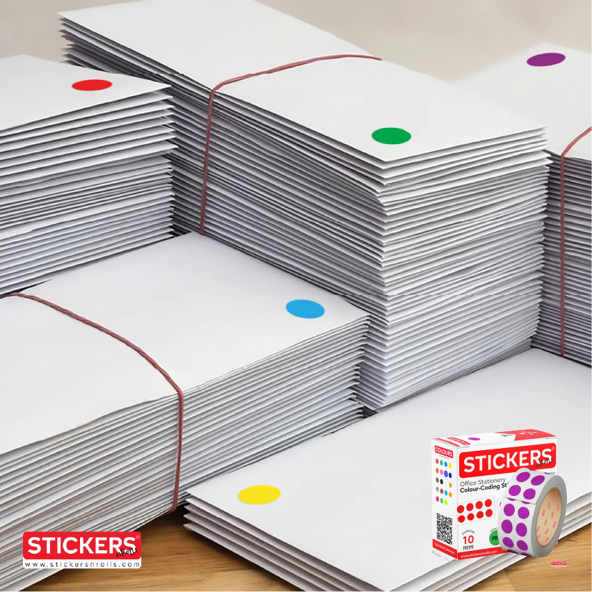 25mm - Round - Solid Colours - Colour Coding Stickers - Permanent Adhesive 25mm - Round - Solid Colours - Colour Coding Stickers - Permanent Adhesive
