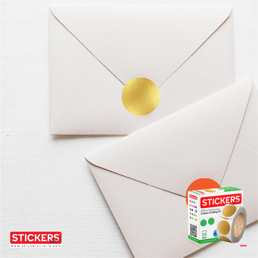 25mm - Round - Metallic Colours - Colour Coding Stickers - Permanent Adhesive 25mm - Round - Metallic Colours - Colour Coding Stickers - Permanent Adhesive